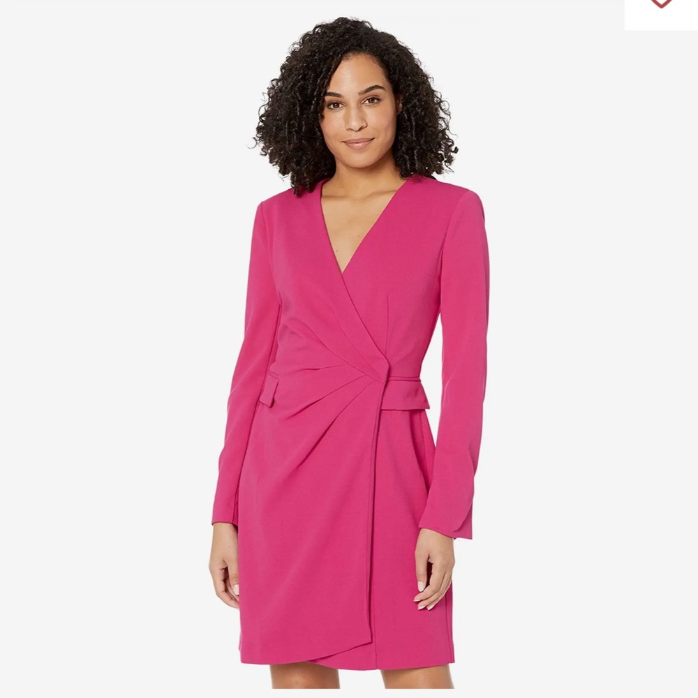Donna Morgan Mini Tuxedo Dress